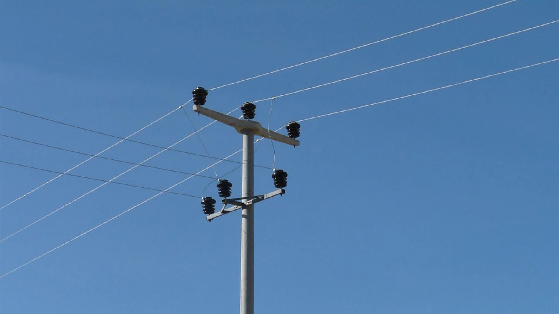 Imagen de archivo de un poste de luz Imagen de archivo de un poste de luz