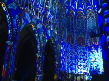 'Luminiscencia', un espectáculo inmersivo de luz y sonido transforma la Catedral del Buen Pastor en San Sebastián