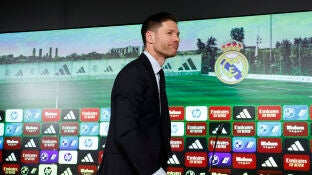 Xabi Alonso, en su presentaci&oacute;n como t&eacute;cnico del Real Madrid