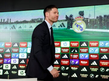 Xabi Alonso, en su presentación como técnico del Real Madrid