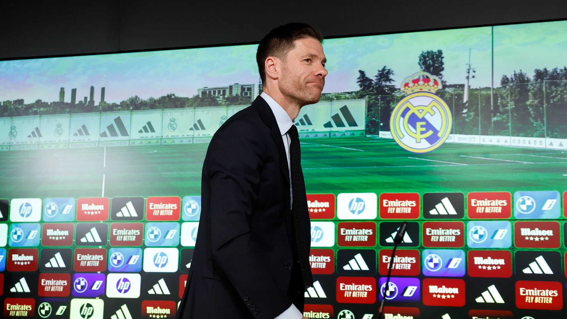 Xabi Alonso, en su presentación como técnico del Real Madrid Xabi Alonso, en su presentación como técnico del Real Madrid