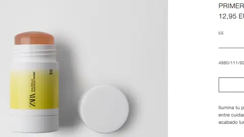 Primer stick con protección solar de Zara Primer stick con protección solar de Zara