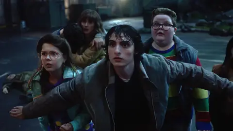 Finn Wolfhard en Stranger Things 5 Finn Wolfhard en Stranger Things 5