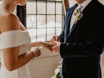 Imagen de archivo de un anillo de bodas.