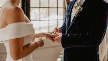 Imagen de archivo de un anillo de bodas.