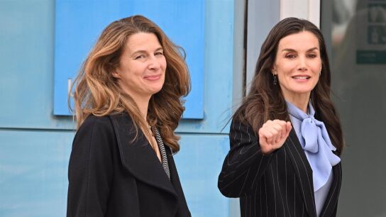La reina Letizia y Mar&iacute;a Oca&ntilde;a
