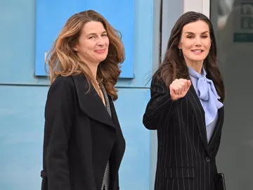 La reina Letizia y María Ocaña La reina Letizia y María Ocaña