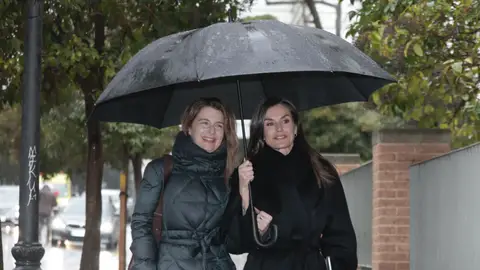 María Ocaña y la reina Letizia en enero de 2025 María Ocaña y la reina Letizia en enero de 2025
