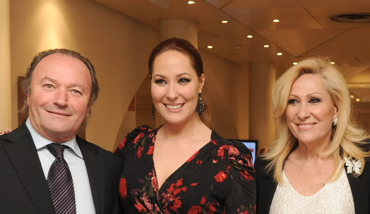 Amador Mohedano, Rosario y Rosa Benito, en 2012
