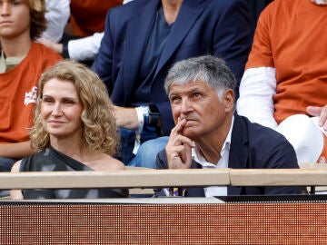 Toni Nadal durante el homenaje de Roland Garros a Rafa
