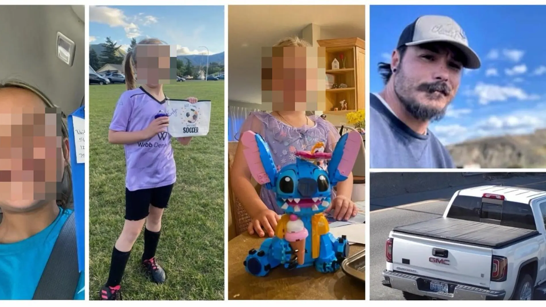 Las tres niñas y su padre Las tres niñas y su padre