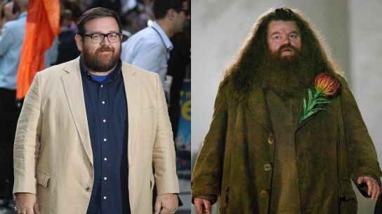 Nick Frost y Robbie Coltrane