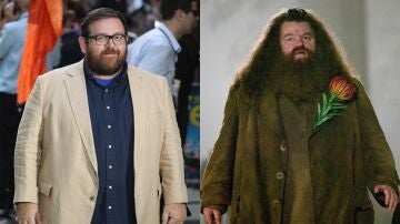 Nick Frost y Robbie Coltrane