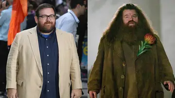 Nick Frost y Robbie Coltrane Nick Frost y Robbie Coltrane
