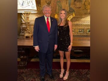Donald Trump y su nieta Kai Madison