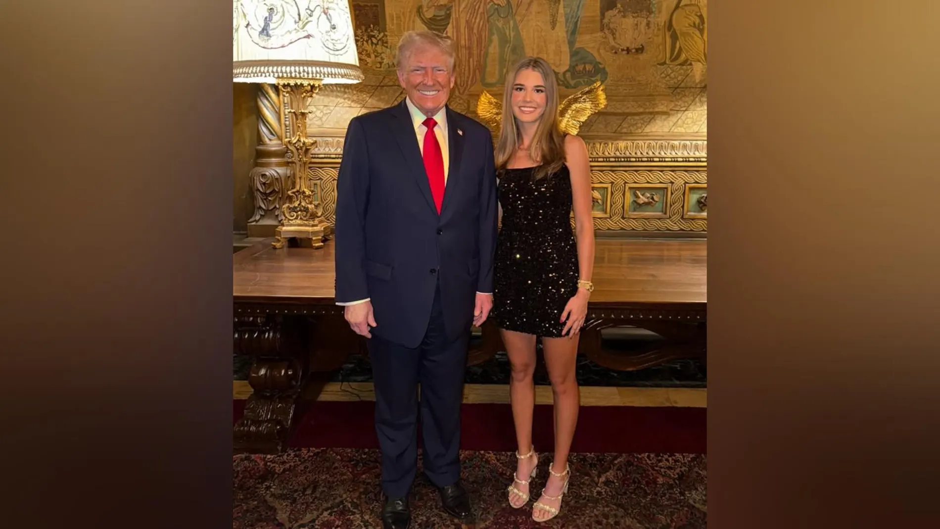 Donald Trump y su nieta Kai Madison Donald Trump y su nieta Kai Madison