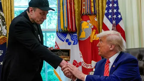 Donald Trump y Elon Musk en el despacho oval de la Casa Blanca Donald Trump y Elon Musk en el despacho oval de la Casa Blanca
