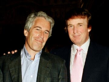 Imagen de Trump y de Epstein.