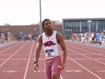 Jordan Anthony, la perla estadounidense que brilla en el atletismo y en el fútbol americano