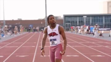 Jordan Anthony, la perla estadounidense que brilla en el atletismo y en el fútbol americano