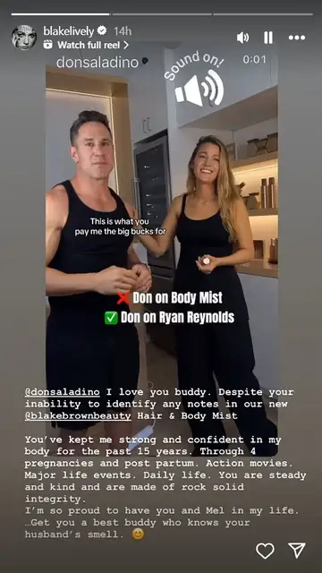 Blake Lively y su entrenador Don Saladino Blake Lively y su entrenador Don Saladino
