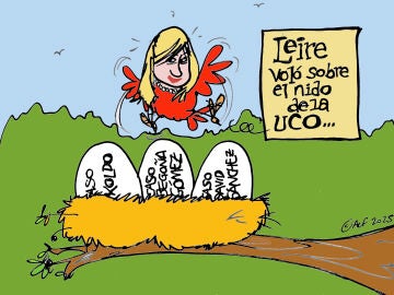 Leire Díez y los casos que rodean a la UCO, en la viñeta gráfica Leire Díez y los casos que rodean a la UCO, en la viñeta gráfica