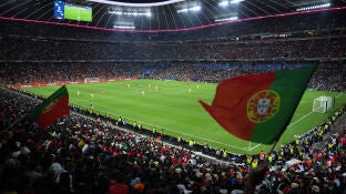 Imagen del Allianz Arena durante la final de la Nations League