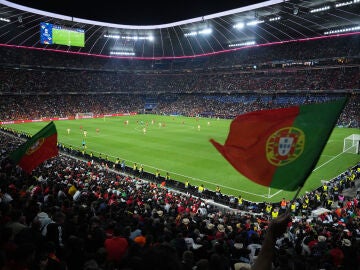 Imagen del Allianz Arena durante la final de la Nations League