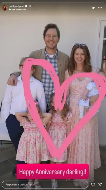 Chris Pratt con su familia Chris Pratt con su familia