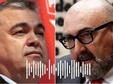 Santos Cerdán y Koldo García