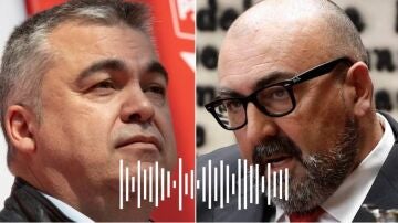 Santos Cerdán y Koldo García