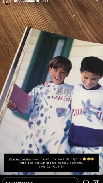Sheila Casas enseña el catálogo de moda infantil que protagonizó con Mario Casas Sheila Casas enseña el catálogo de moda infantil que protagonizó con Mario Casas