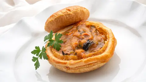 Volován de mejillones Volován de mejillones