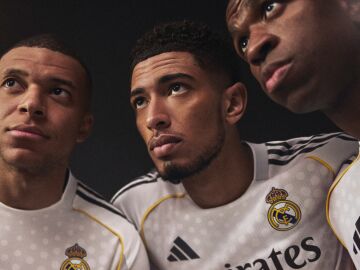 Mbappé, Bellingham y Vinicius, jugadores del Real Madrid