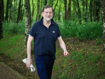 Mariano Rajoy en el Camino de Santiago