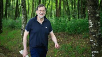 Mariano Rajoy en el Camino de Santiago