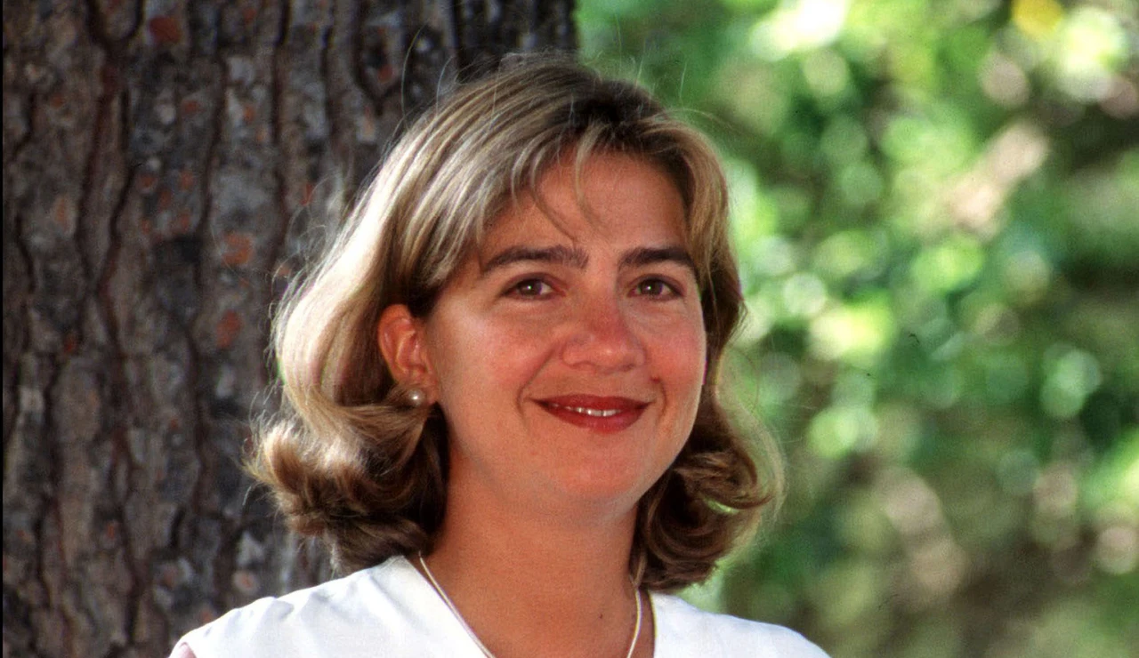 La infanta Cristina, en Mallorca en 1996
