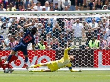 Imagen de uno de los goles del PSG ante el Atlético Imagen de uno de los goles del PSG ante el Atlético
