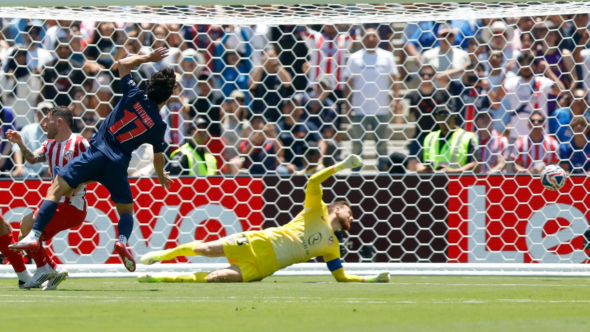 Imagen de uno de los goles del PSG ante el Atlético Imagen de uno de los goles del PSG ante el Atlético