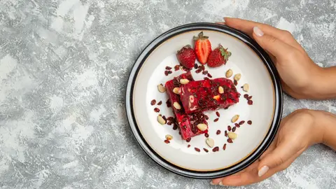 Postre de frutos rojos Postre de frutos rojos