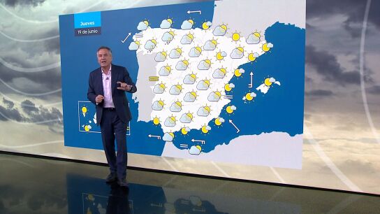 Roberto Brasero y la previsi&oacute;n del jueves 19 de junio