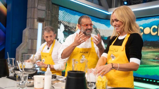 &iexcl;Horchapi&ntilde;a colada con David de Jorge! Patricia Conde descubre la receta del verano