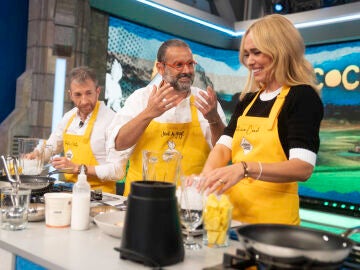 &iexcl;Horchapi&ntilde;a colada con David de Jorge! Patricia Conde descubre la receta del verano