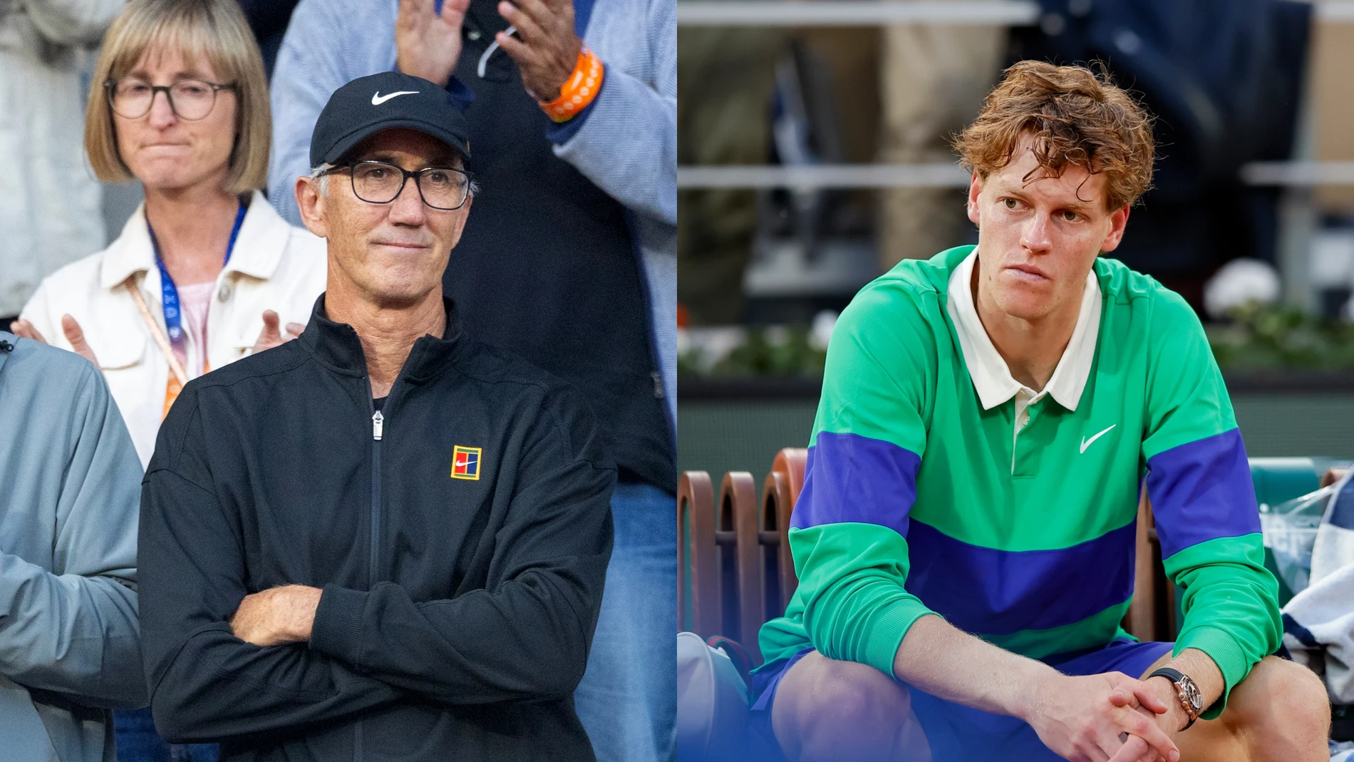 Darren Cahill y Jannik Sinner, tras la final de Roland Garros Darren Cahill y Jannik Sinner, tras la final de Roland Garros
