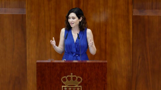 a presidenta de la Comunidad de Madrid, Isabel D&iacute;az Ayuso