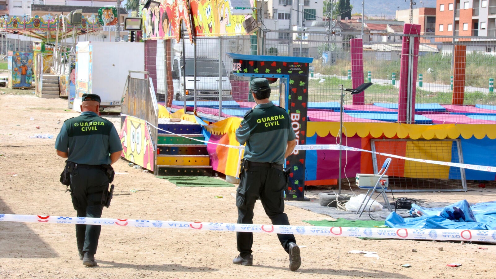 Detenidas dos personas por la muerte de la niña electrocutada en la feria de Murcia 