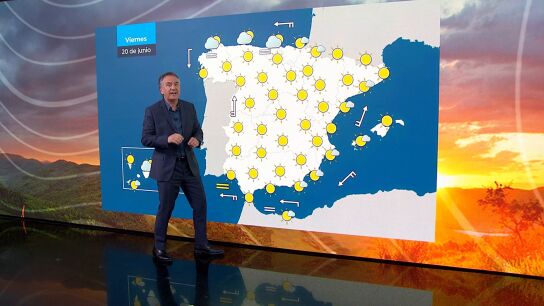 Roberto Brasero y la previsi&oacute;n del viernes 20 de junio