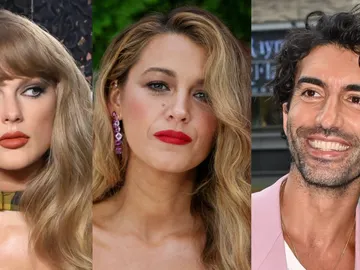 Taylor Swift, Blake Lively y Justin Baldoni Taylor Swift, Blake Lively y Justin Baldoni