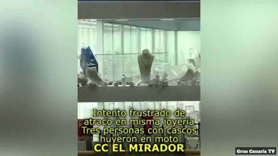 Robo en una joyería en Gran Canaria Robo en una joyería en Gran Canaria