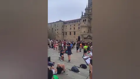 Pedida de mano en el Obradoiro Pedida de mano en el Obradoiro